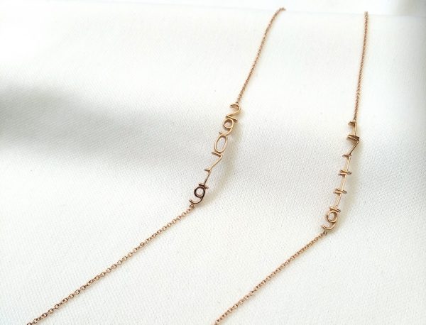 Custom date bracelet in solid gold - Image 8