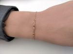 Custom date bracelet in solid gold - Image 6