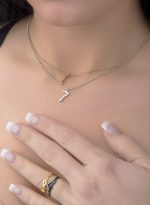 Symbolic number gold necklace - Image 5