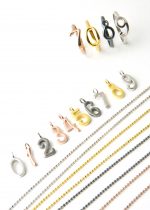 Symbolic number gold necklace - Image 8