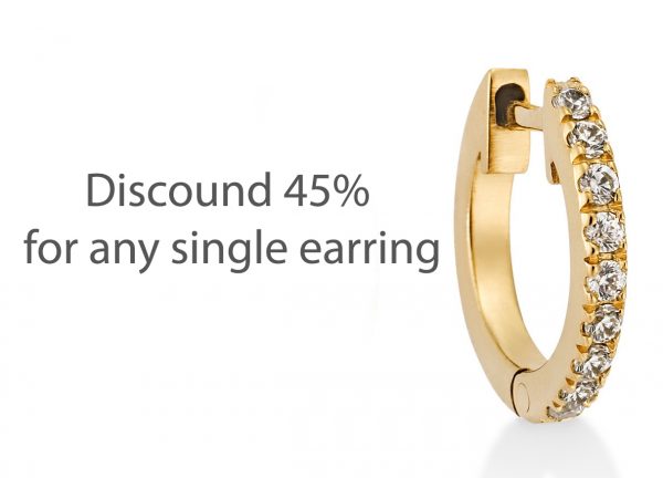 discound single earring -45% for 1 single earring - Image 5