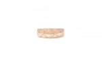 Small dome Capitoné ring in solid gold - Image 2