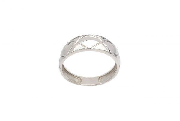 Small dome Capitoné ring in solid gold - Image 5