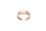 Small dome Capitoné ring in solid gold - Image 3