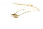 XO necklace in solid gold - Image 4
