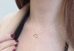 XO necklace in solid gold - Image 6