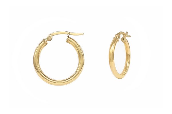 24x2,5mm gold hoops 24x2,5mm gold hoops
