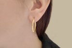 30x2,5mm gold hoops