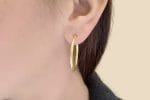 35x2,5mm gold hoops