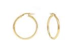 35x2,5mm gold hoops
