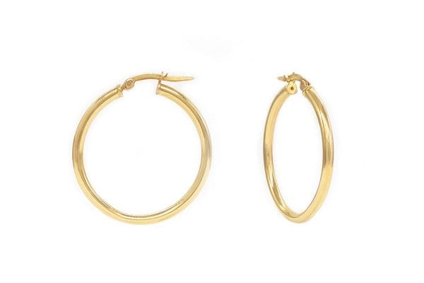 35x2,5mm gold hoops 35x2,5mm gold hoops