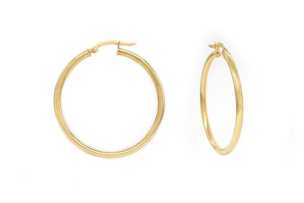41x2,5mm Gold hoops 41x2,5mm Gold hoops