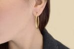 41x2,5mm Gold hoops