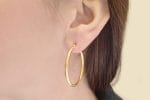 41x2,5mm Gold hoops