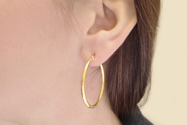 41x2,5mm Gold hoops