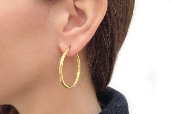 3x36mm Gold hoops