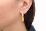 3x32mm Gold hoops