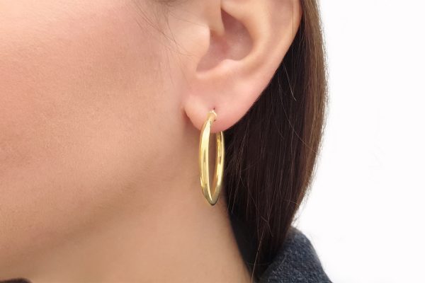 3x32mm Gold hoops