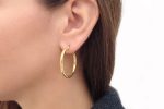 3x32mm Gold hoops
