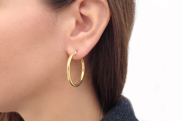 3x32mm Gold hoops