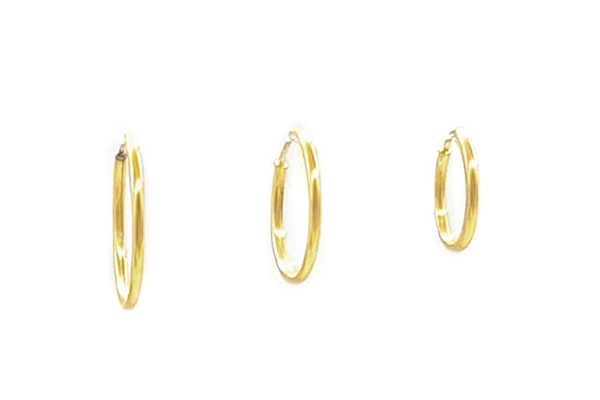 krikoi-1mm-3a 1mm Hoops in solid gold k14 small, size 10mm, 13mm, 16mm - Image 3