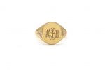 Full back Diamond signet ring, RN345-2 - Image 3