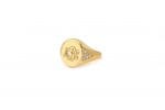 Full back Diamond signet ring, RN345-2 - Image 5