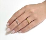 Gold Greek key ring - Image 9