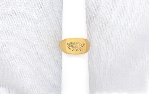 Engraved custom ring, RN 803 - Image 5