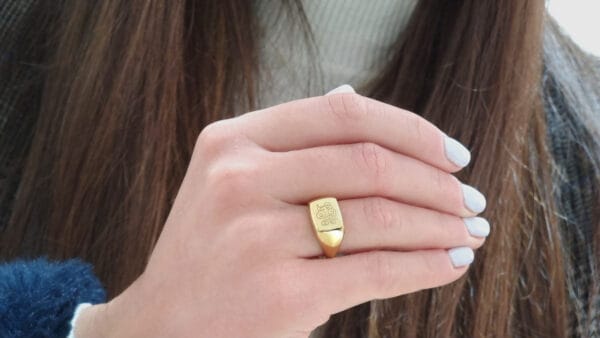 Engraved custom ring, RN 803 - Image 2