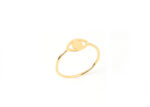 Gold dainty evil eye ring, protection charm - Image 3
