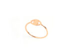 Gold dainty evil eye ring, protection charm - Image 7