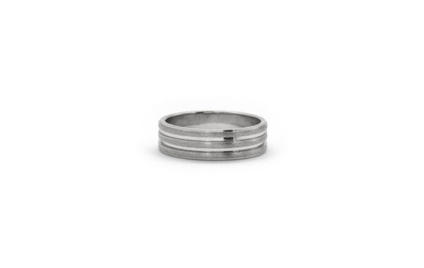 349-60Λ 1 Wedding band ring