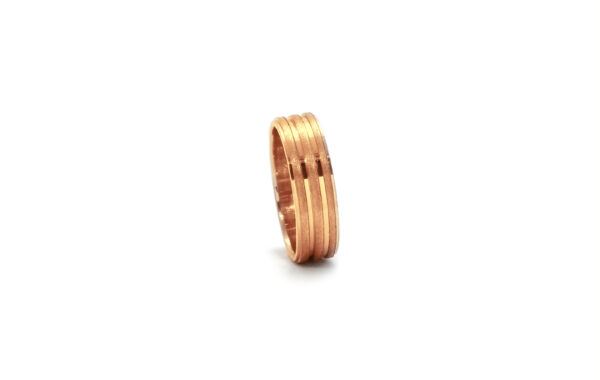 349-60Λ 6 Wedding band ring