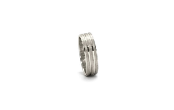 349-60Λ 7 Wedding band ring