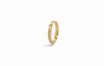 Wedding ring in solid gold with two colors.