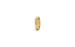 Wedding ring in solid gold with two colors.