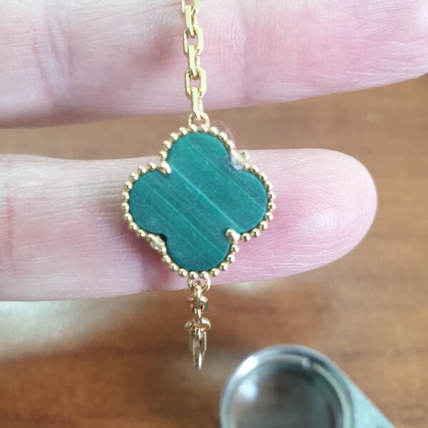 Custom order for Fiona for a bracelet in 14k with 5 motifs. - Image 2